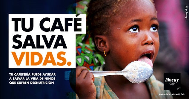 Imagen principal de la campaña Operación Café VI, 'Tu Café Salva Vidas'