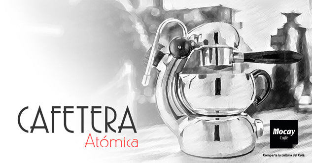 Cafetera Atómica, cafetera de tipo percolador con origen en Italia a mediados del siglo XX