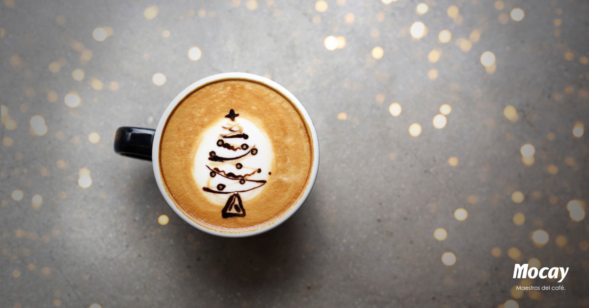 latte art Navidad